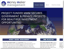 Tablet Screenshot of moneymakermanagement.com